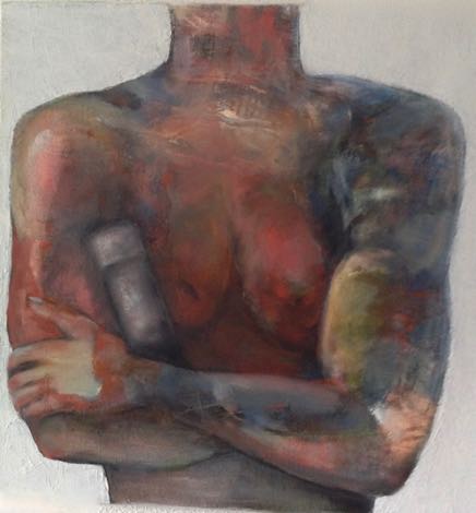 Körperkult
öl, Sand/Lw 60 x 60 cm, 2015